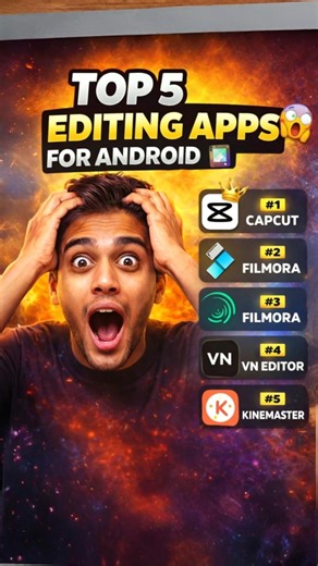 Top 5 Editing Apps for Android 😱📱