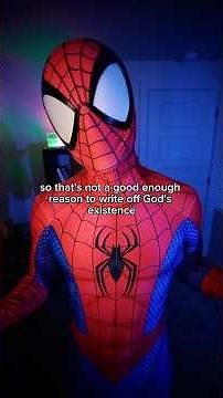 Atheist webbed up with TRUTH✝️🕸 #christianshorts #apologetics #atheism #jesussaves #spiderman
