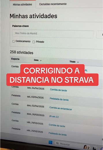 Corrigindo Distância no Strava de Forma Fácil