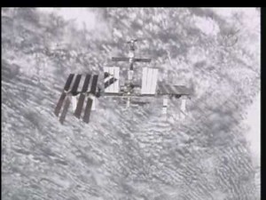 STS-132 fly around of International Space Station by Space Shuttle Atlantis