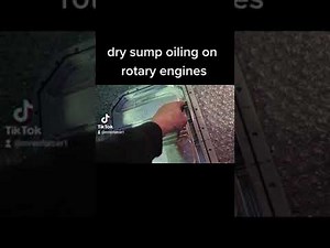dry sump oiling system on rotary engine