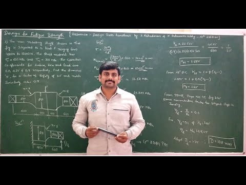 21 - Problems on analysis of bending fatigue loading - Module 2 - DME_1 by GURUDATT.H.M.