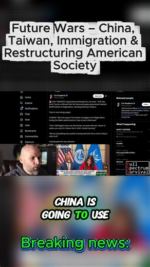 The analysis focuses on external threats and ongoing internal changes in the United States. Internationally, tensions with China are highlighted by Argentina’s discovery of Chinese vessels turning off their AIS systems en masse, and it also provides an analysis of China’s possible “saturate-swarm” tactics against Taiwan. Internally, the issue of ineligible residents is directly linked to rising housing costs and the administration’s preparations to exclude non-US citizens from subsidized housing