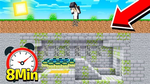 Minecraft but I complete the game in just eight minutes