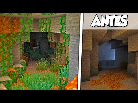 5 MODS que MEJORAN las CUEVAS de MINECRAFT - ¡LOOS MEJORES!