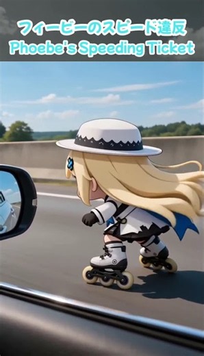 Phoebe's Speeding Ticket! #phoebe #phrolova #aemeath #wutheringwaves #chibi