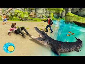 Crocodile Simulator Beach Attack: Crocodile Game #1