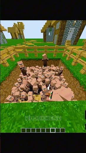 Experiment: 2 Villagers Overnight in Minecraft! 🌙🍞 #minecraft2025 #minecraftexperiment #lol