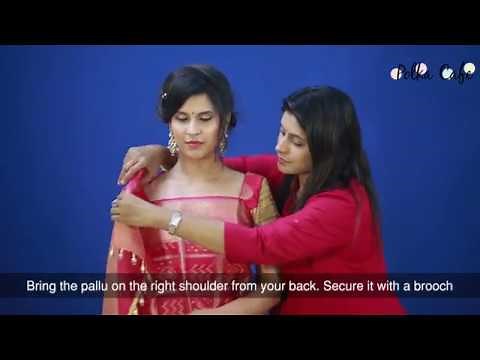 How to wear The Coorgi Drape Saree perfectly By House of Blouse