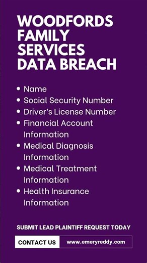 Woodfords Family Services Data Breach — Emery | Reddy, PC — Data Breach Attorneys