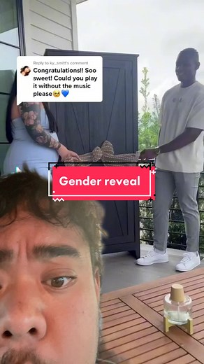 Unique Cabinet Gender Reveal with Dan and Susan Lambert