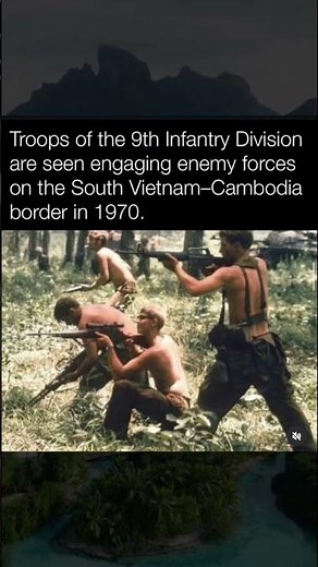 1970 Vietnam War: 9th Infantry Division Battles at Cambodia Border #history #war