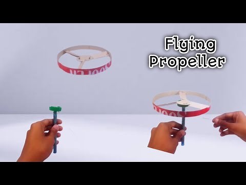 How to make Flying Propeller 😱// Paper Flying Toy 🤫// Easy at Home