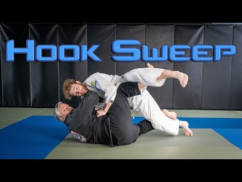 How To Do The Basic Hook Sweep From Closed Guard In BJJ (and stay out of quarter guard)