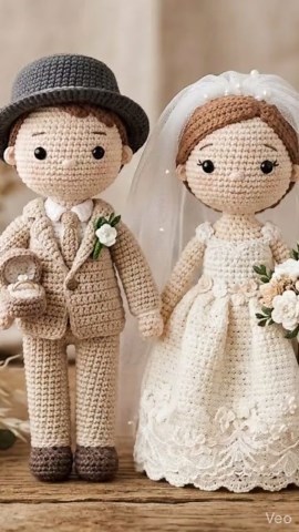 Wedding Couple Amigurumi Crochet Pattern PDF, Bride Groom Doll Pattern, Wedding Cake Topper Crochet, Beginner Amigurumi, Instant Download - Etsy
