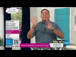 Bell+Howell Bionic Solar Deluxe Motion Sensor Spotlight ...