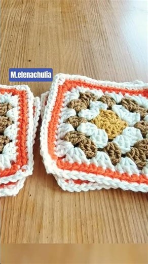 Pincha en el enlace para ir al tutorial #crochet #tejedoras #knitting #grannysquare