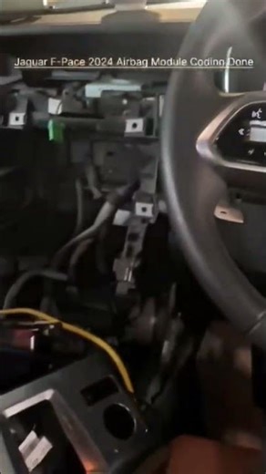 jaguar f pace 2024 airbag module coding done #automobile #car #landrover