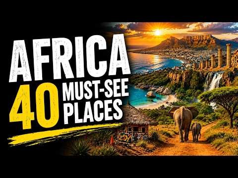 40 Most Beautiful Places in Africa to Visit Before You Die (4K Cinematic Guide)
