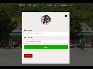 Créer et animer un PopUp (fenêtre modale) de formulaire avec du JavaScript