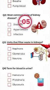 Nephrology Questions ❓🤔 #nephrology #education #shortsyoutube