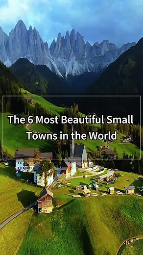 The 6 most beautiful small towns #traveltiktok #worldtravel #travel