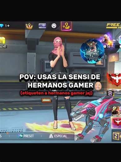 Sensi de Hermanos Gamer en Free Fire | Crispe Sensibilidad