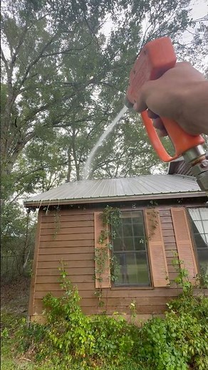 HOW TO 💡: Wash Metal Roof From GROUND! #pressurewashing