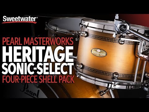 Pearl Masterworks Heritage Sonic-Select Drum Kit Demo