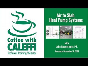 Air to Slab Heat Pump Systems