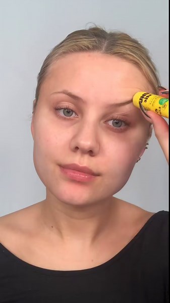 Worst brow cover ever? Corpse Bride makeup still shines