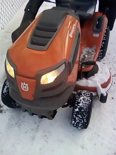 My Husqvarna tractor 22hp v twin 46 inch deck 3 bagger