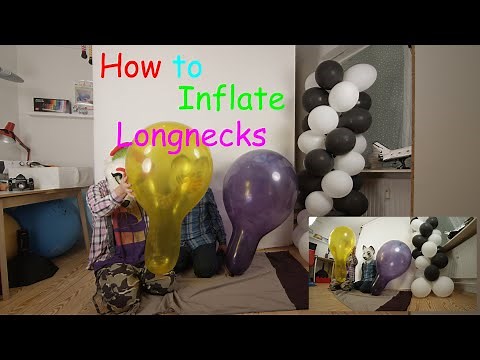 How to neck a balloon