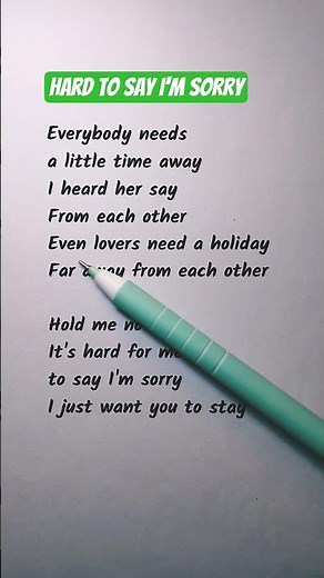 Sing Along & Learn English | When Sorry Isn’t Enough Karaoke