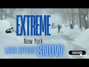 New York Extreme Lake Effect Snow, November 2024 in Dunkirk
