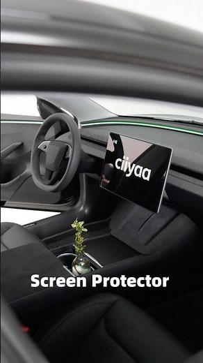 Tesla Tempered Glass Screen Protector Installation DIY #tesla #teslamodel3 #teslacar #teslamotors