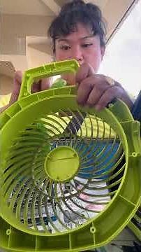 How to clean your Ryobi Fan Part 1.it’s like flossing