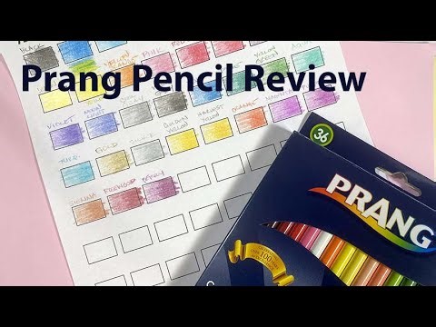 Prang Pencil Review and Printable Swatch Charts