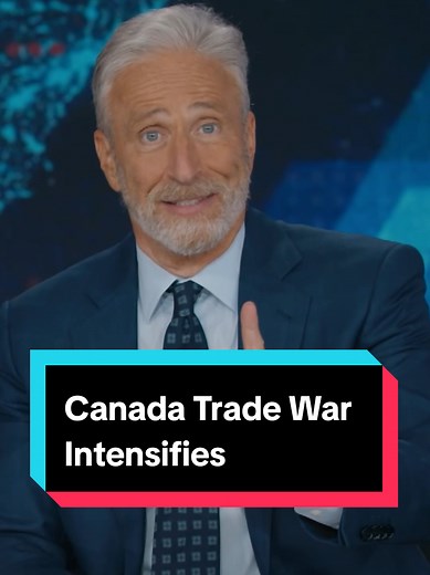 Trump's trade war strategy against Canada? Troll them into submission #DailyShow #Trump #TradeWar