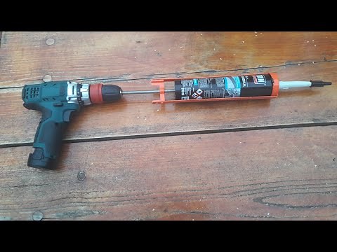 How to make an electric silicone gun. DIY Amazing homemade inventions.