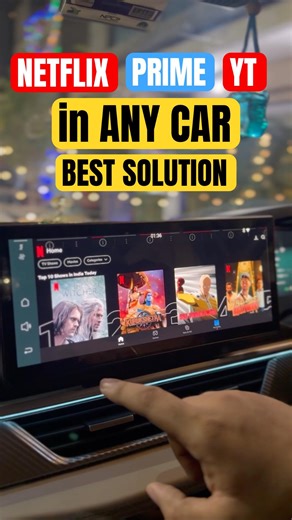 TATA ALTROZ / PUNCH / NEXON / THAR / SCORPIO / BREZZA — Ab har CAR mein NETFLIX / YT #tata #shorts