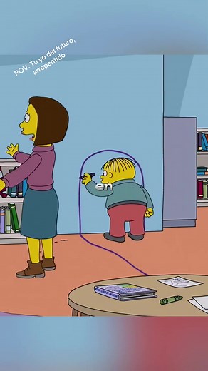 Bart y la magia de la lectura en Los Simpsons