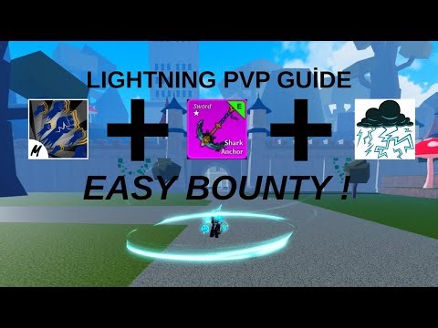 BLOX FRUITS OP LIGHTNING FRUIT BOUNTY HUNT AND GUIDE!!!🎉🎉🎉 (crazy op...)