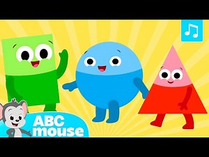 Shapes Like Me! | Square 🟩 , Circle 🔵 , & Triangle 🔺 | Fun Shapes Song for Preschoolers | ABCmouse 🎵