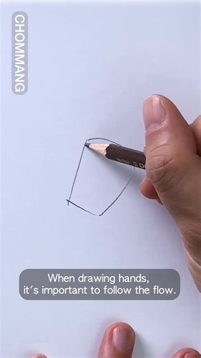 1K views | The flow is important when drawing hands. A few years ago, I realized that, and my hand drawings improved a lot since then. ) | Chommang Drawing | Facebook