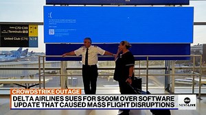6.5K views · 41 reactions | Delta Air Lines is suing cybersecurity firm CrowdStrike over a massive tech outage that led to thousands of canceled flights in July. Janai Norman has more. | ABC News Live | Facebook