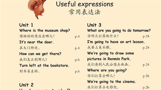 【PEP 三起】六上常用表达法带读