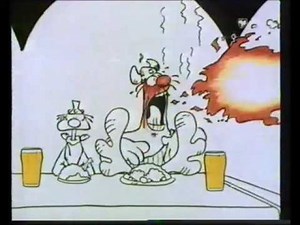 Skol Larger Advert 1986 (OLD Adverts) hagar the horrible