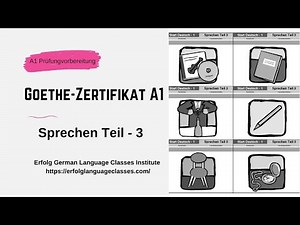A1 Sprechen Teil - 3 || Goethe-Zertifikat A1|| Modelltest 5