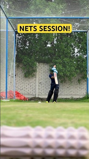 Net Session On A Green Top Wicket